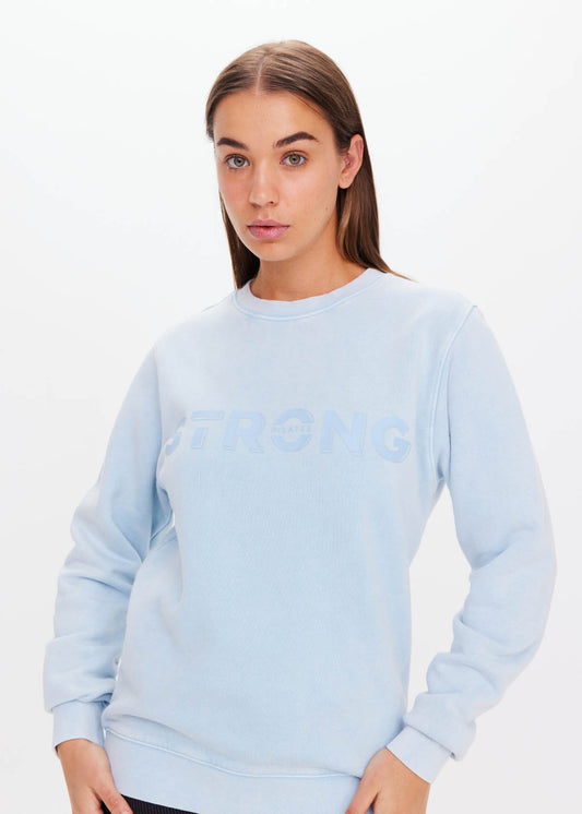 Unisex Feel Strong Crew - Blue