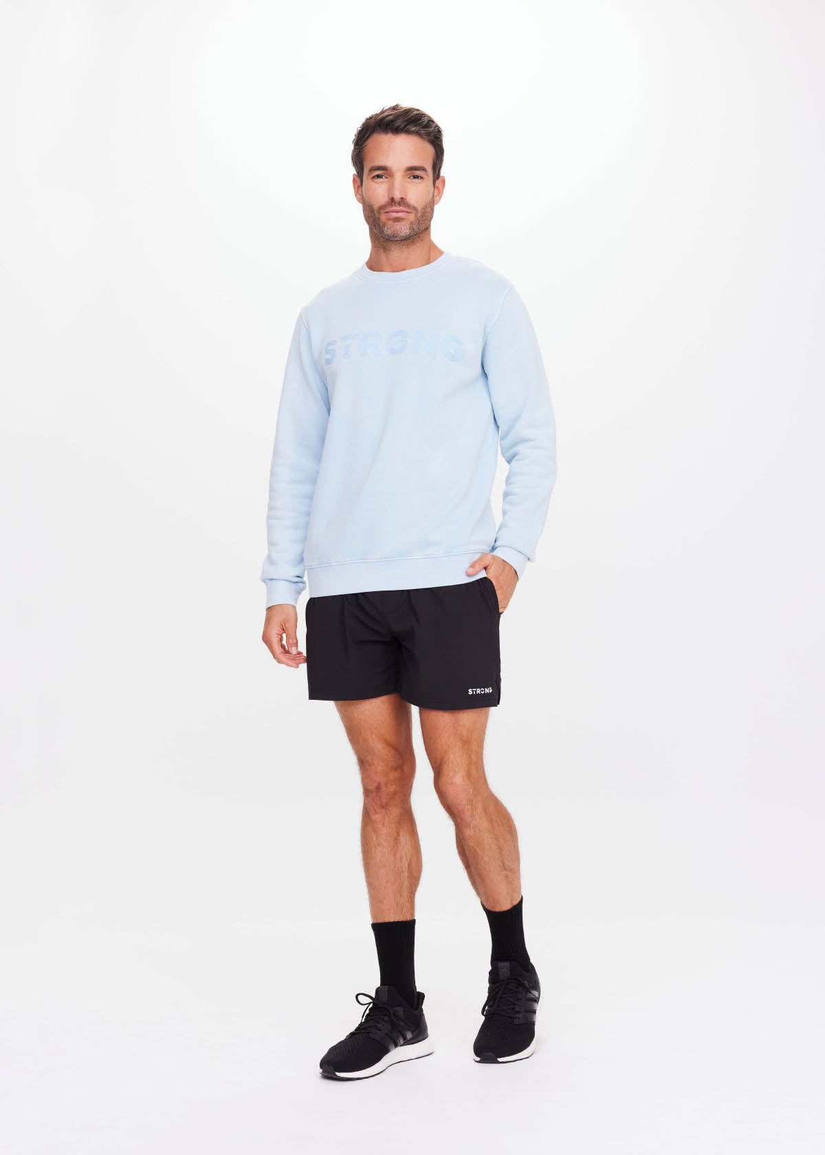 Unisex Feel Strong Crew - Blue