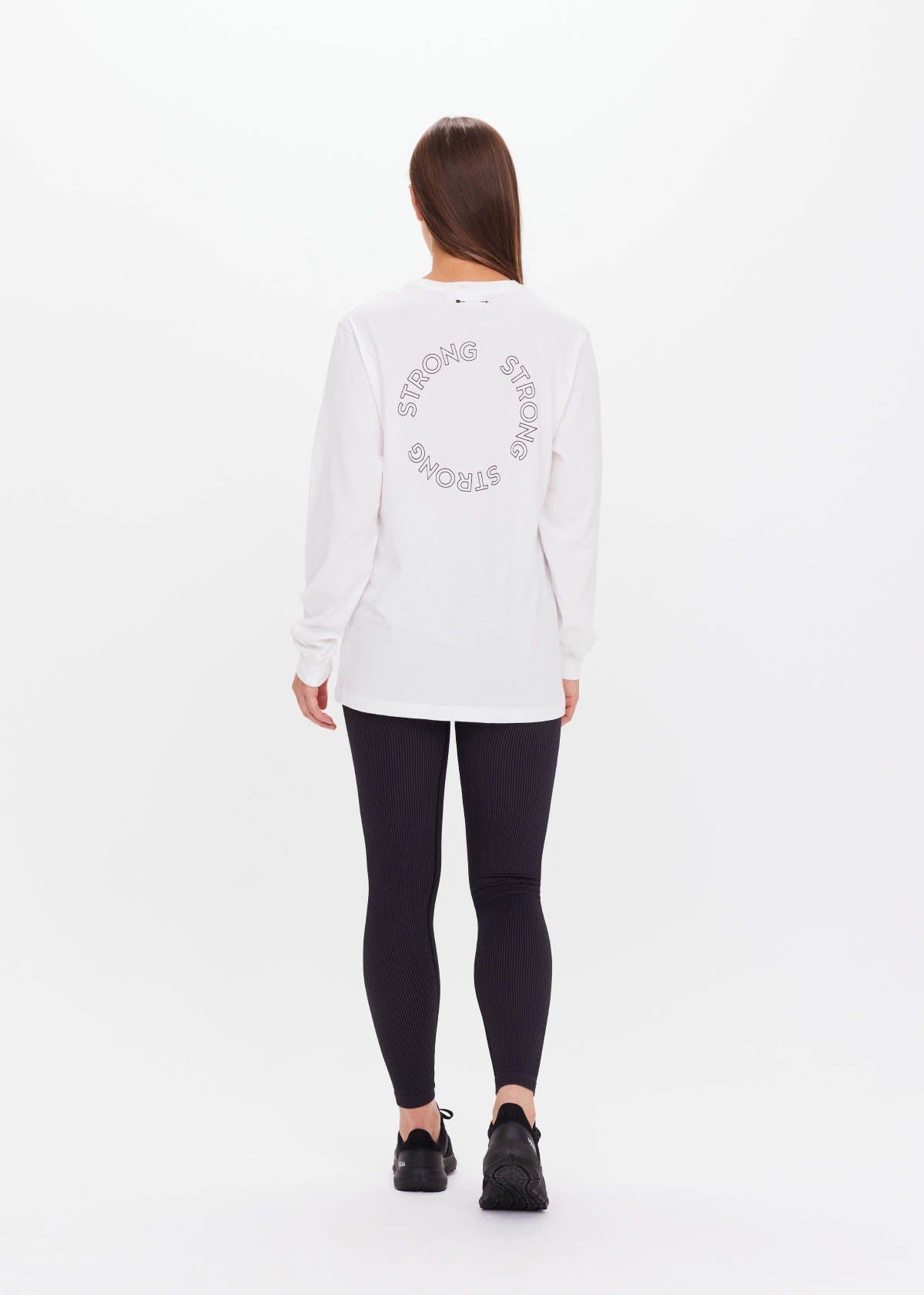 Unisex Feel Strong Long Sleeve - White