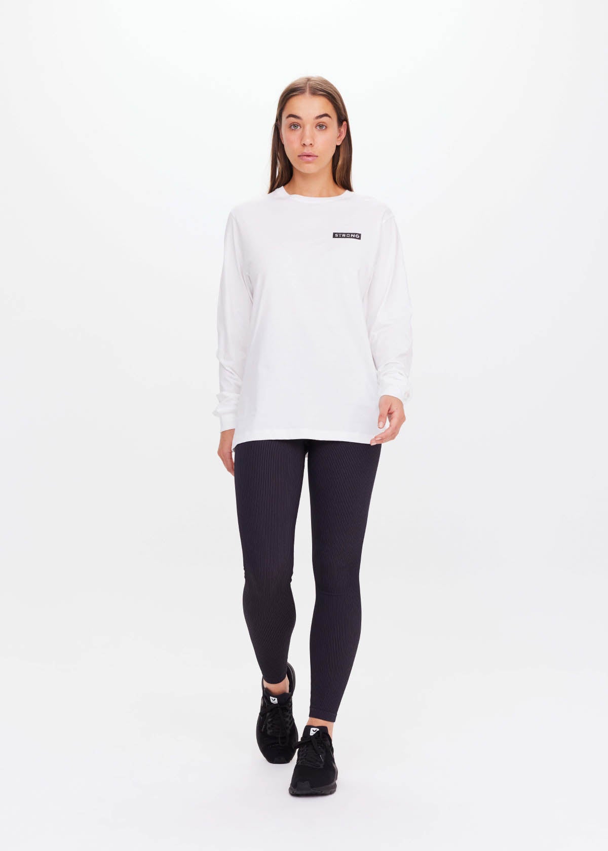 Unisex Feel Strong Long Sleeve - White