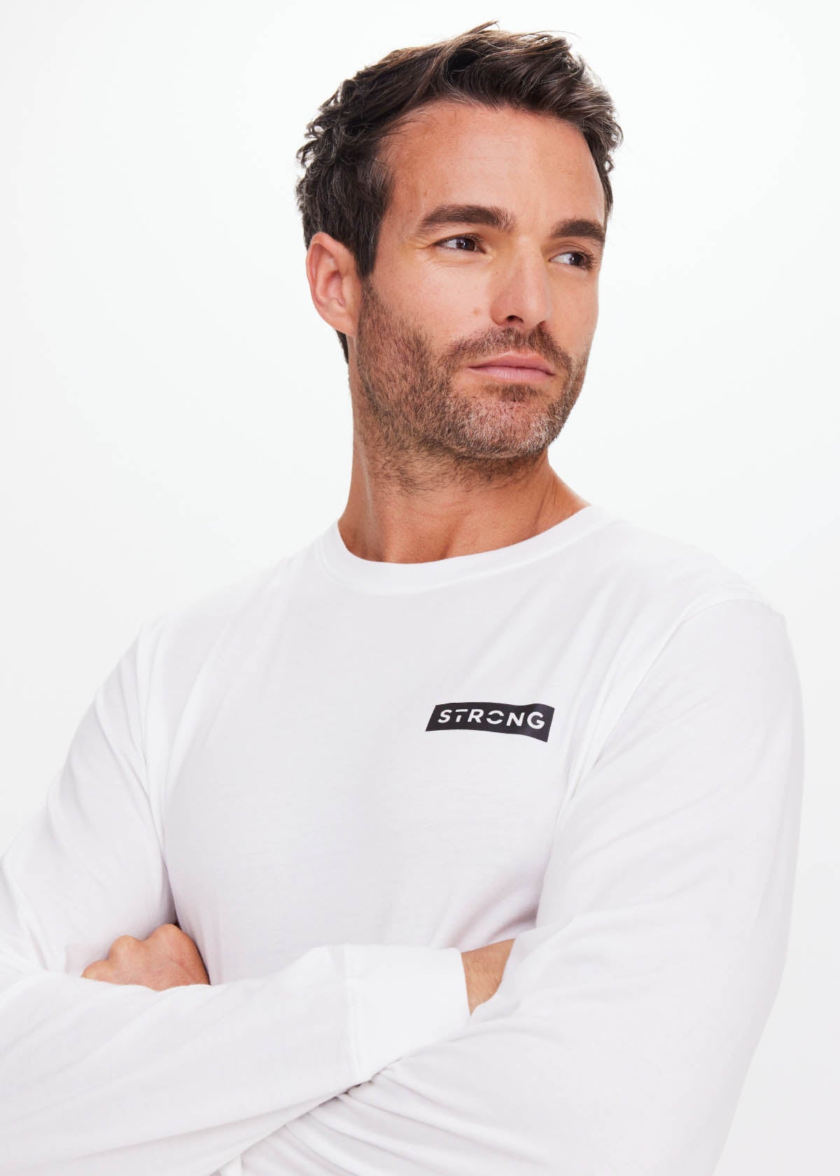 Unisex Feel Strong Long Sleeve - White