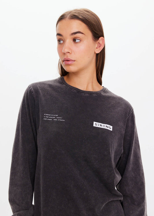Unisex Feel Strong Long Sleeve - Black