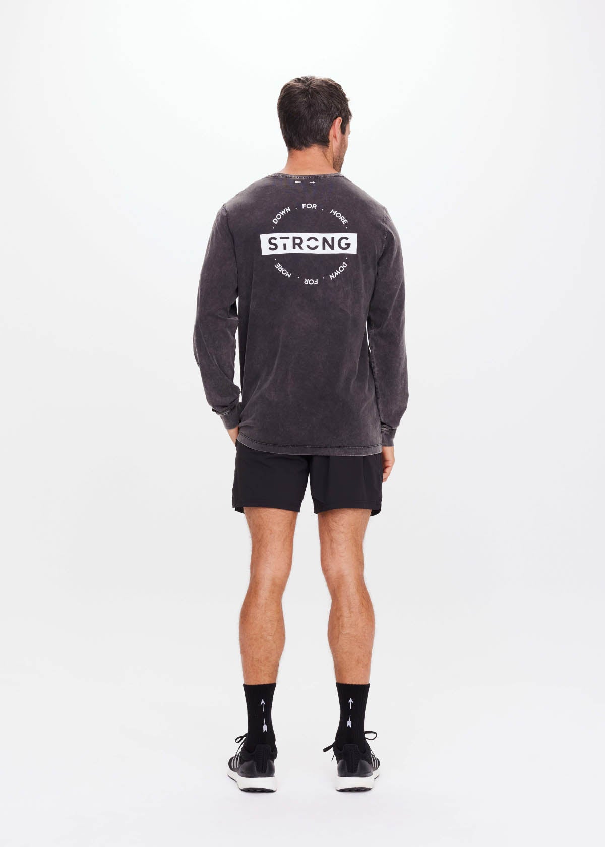 Unisex Feel Strong Long Sleeve - Black