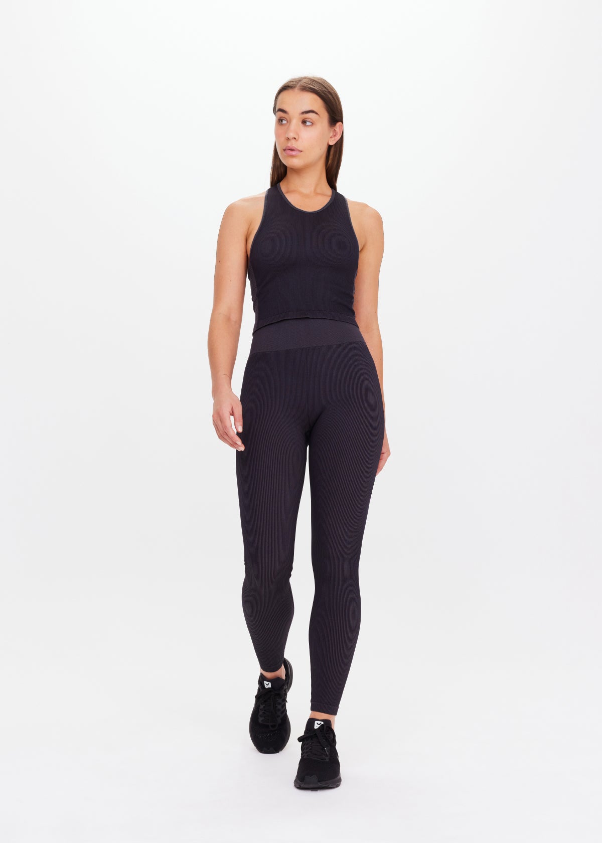Ribbed Seamless 25in Midi Pant